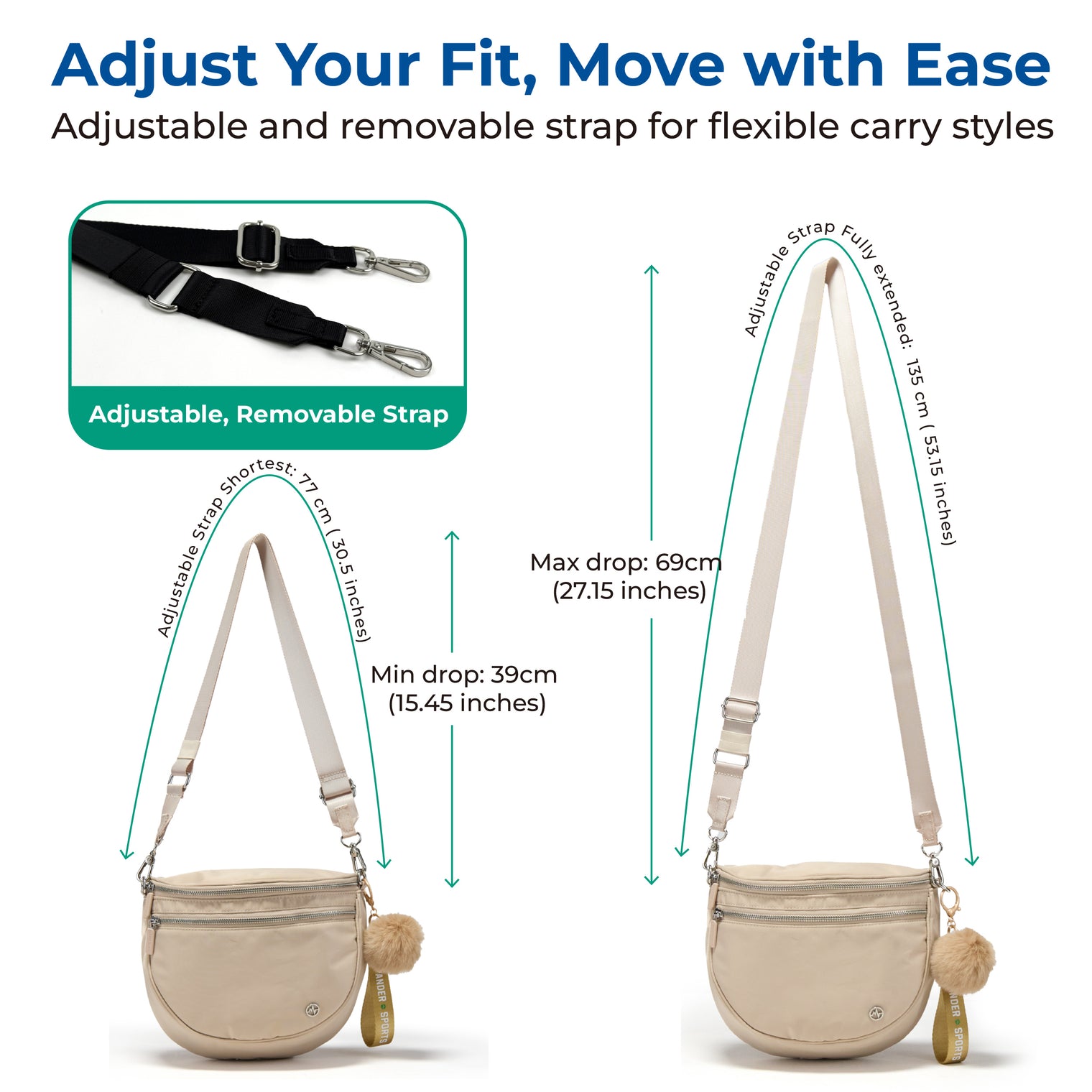 Pander Crossbody Bum Bag