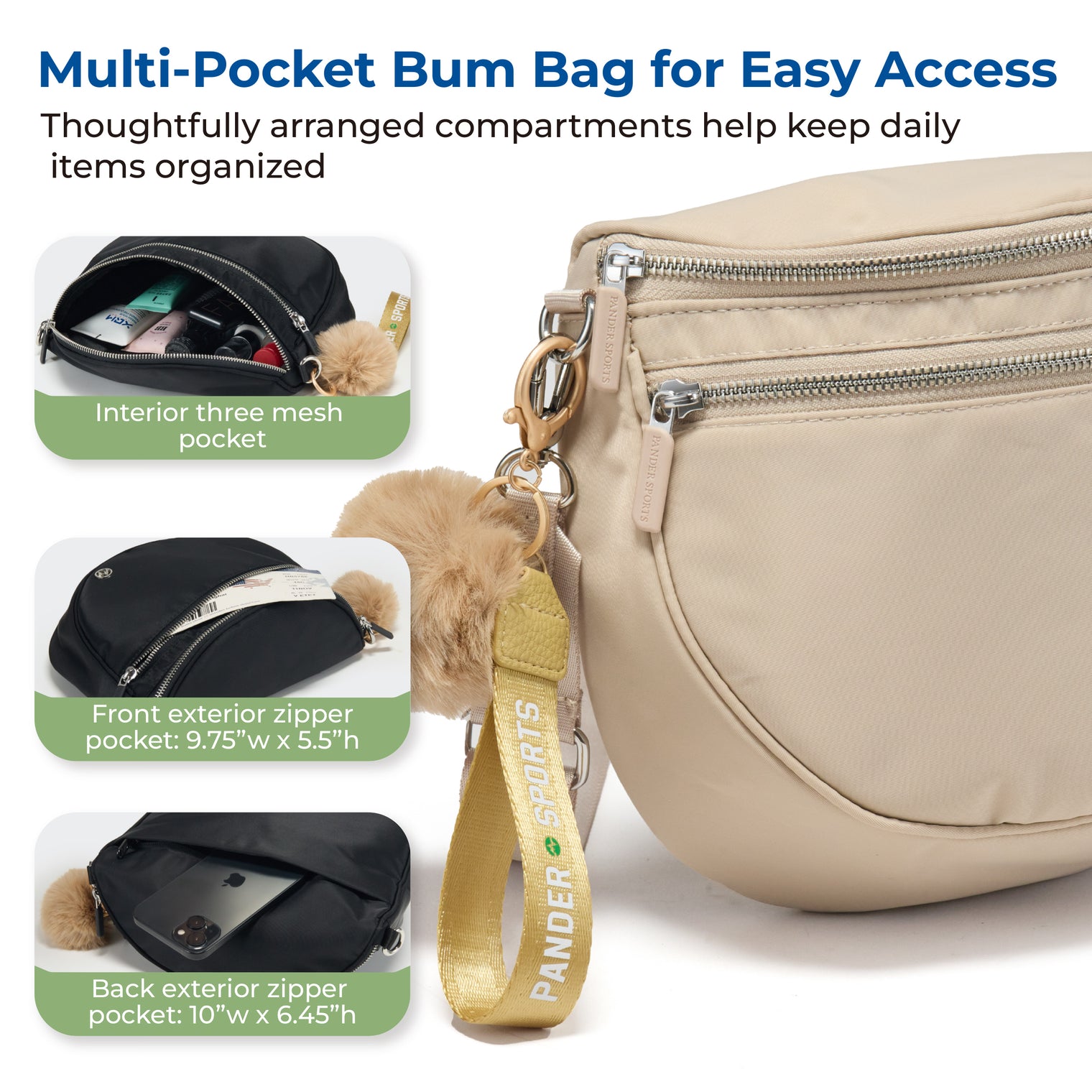 Pander Crossbody Bum Bag