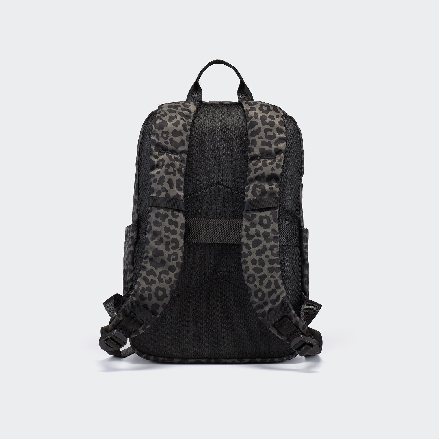 Pander 22L Grey Leopard backpack side water bottle pocket