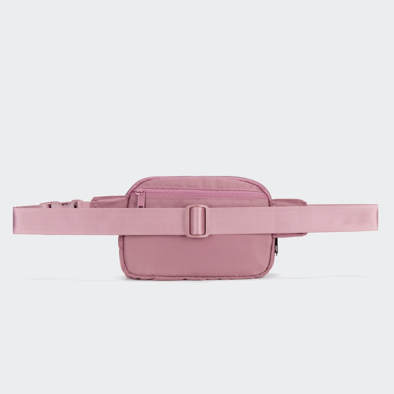 Pander 5 zipper pocket 2L belt bag in Dune Pink, product detail view 4