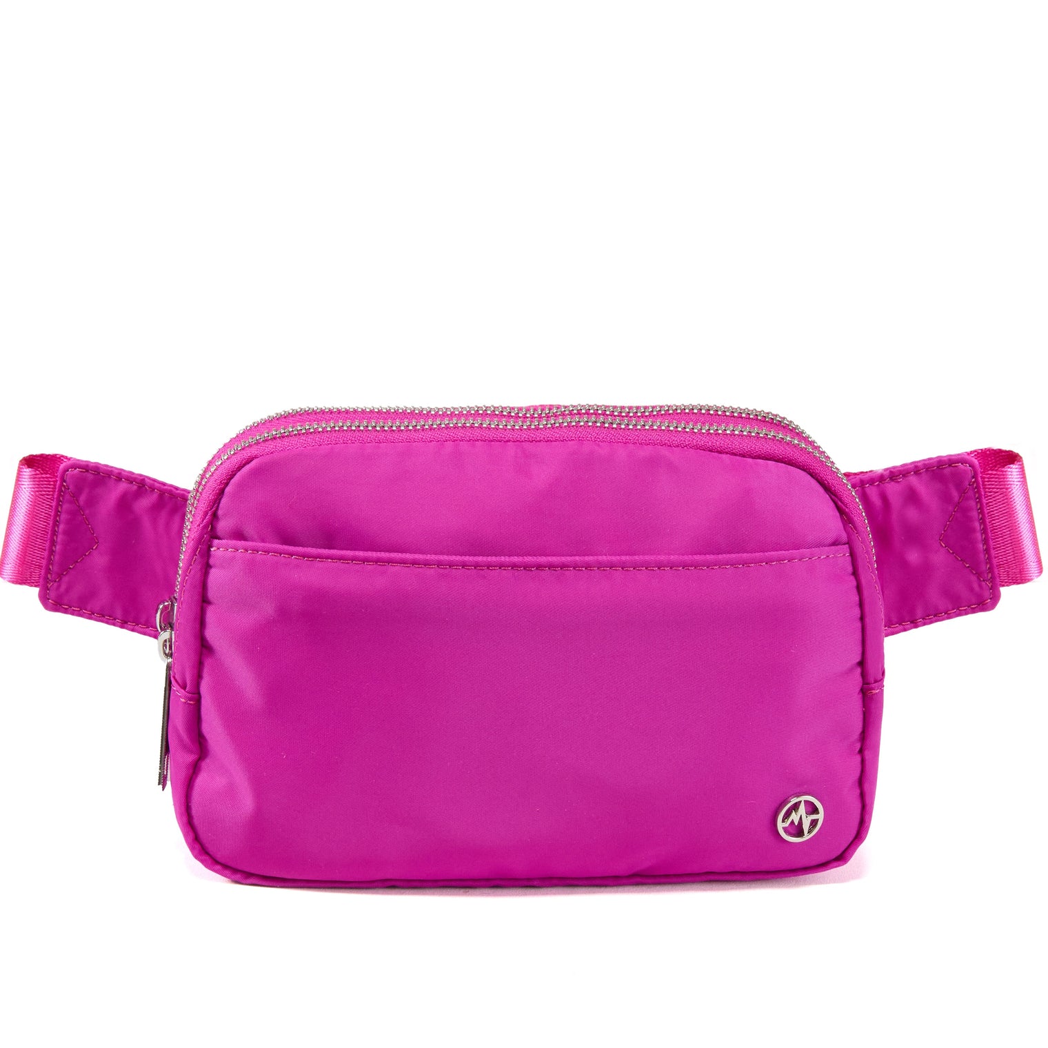 Pander 5 zipper pocket 2L belt bag in Grape Purple, product detail view 2