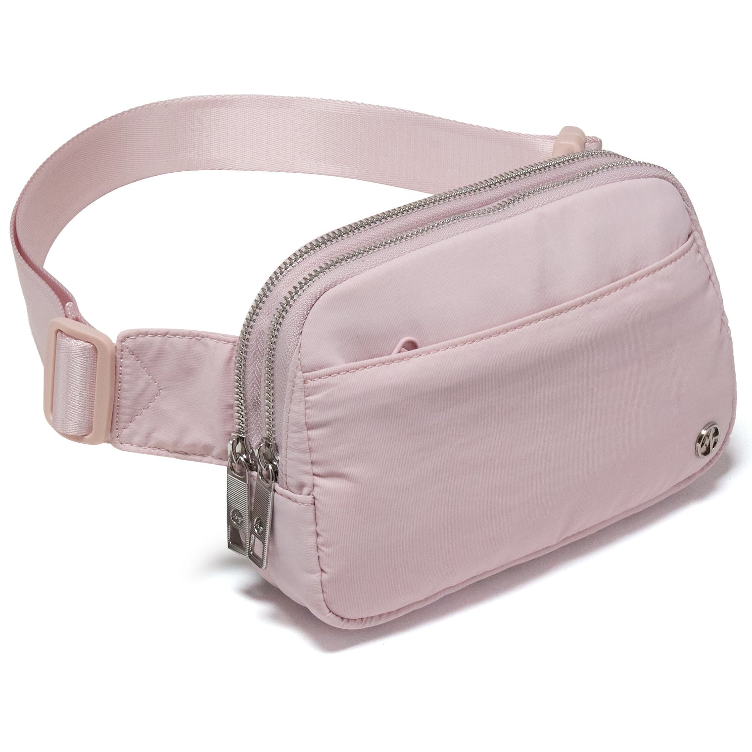Pander 5 zipper pocket 2L belt bag in Pink, product detail view 2