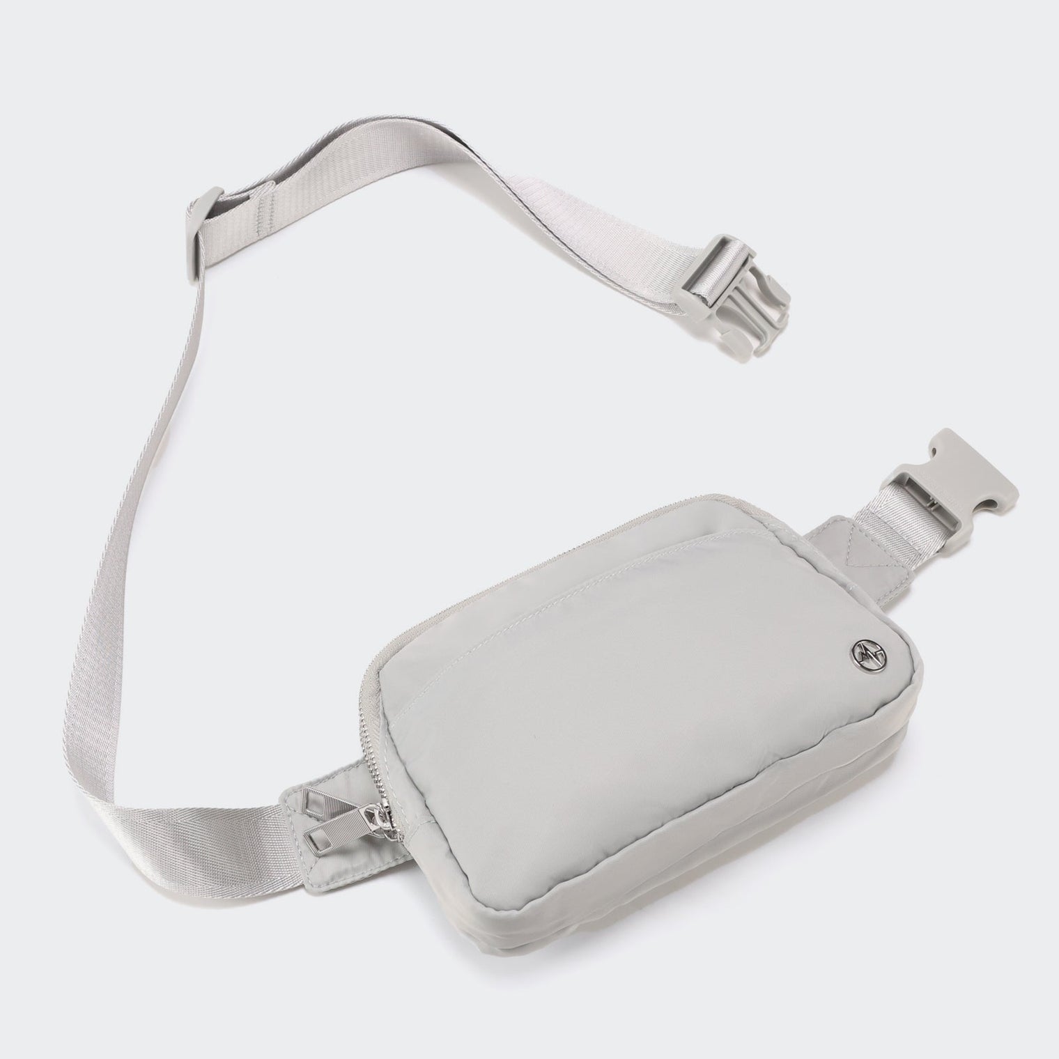 Pander 5 zipper pocket 2L belt bag in Seal Grey, product detail view 6