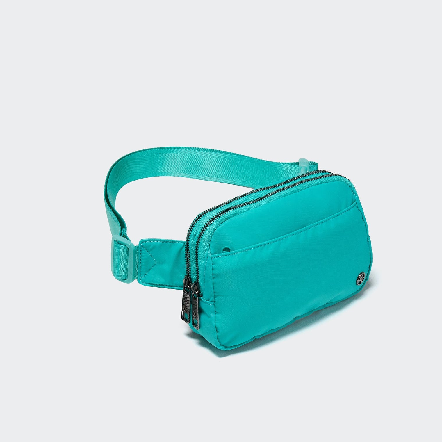 Pander 5 zipper pocket 2L belt bag in Teal Blue, product detail view 2