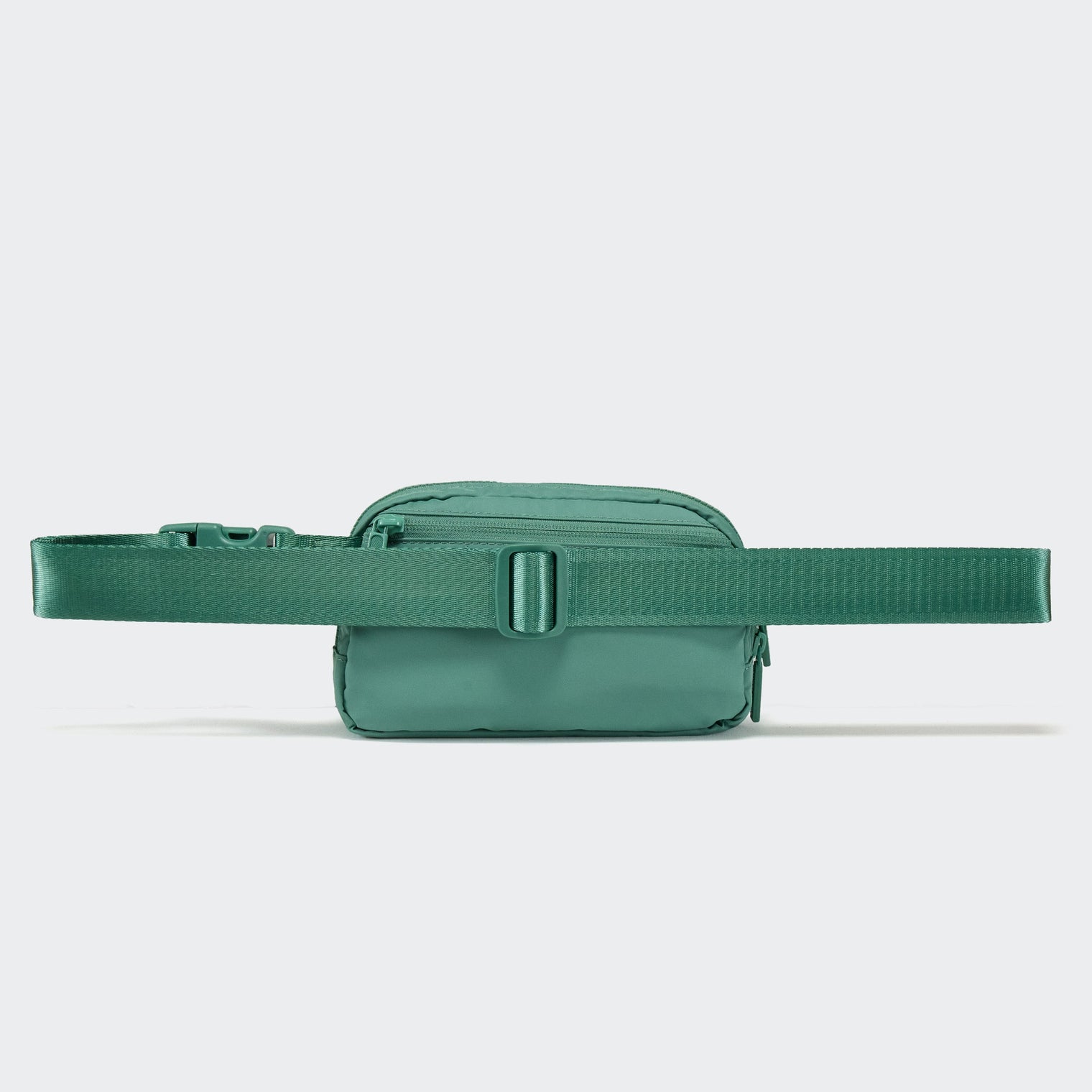 Pander 1L double zipper water-repellent nylon belt bag in Eucalyptus Green, product view 3