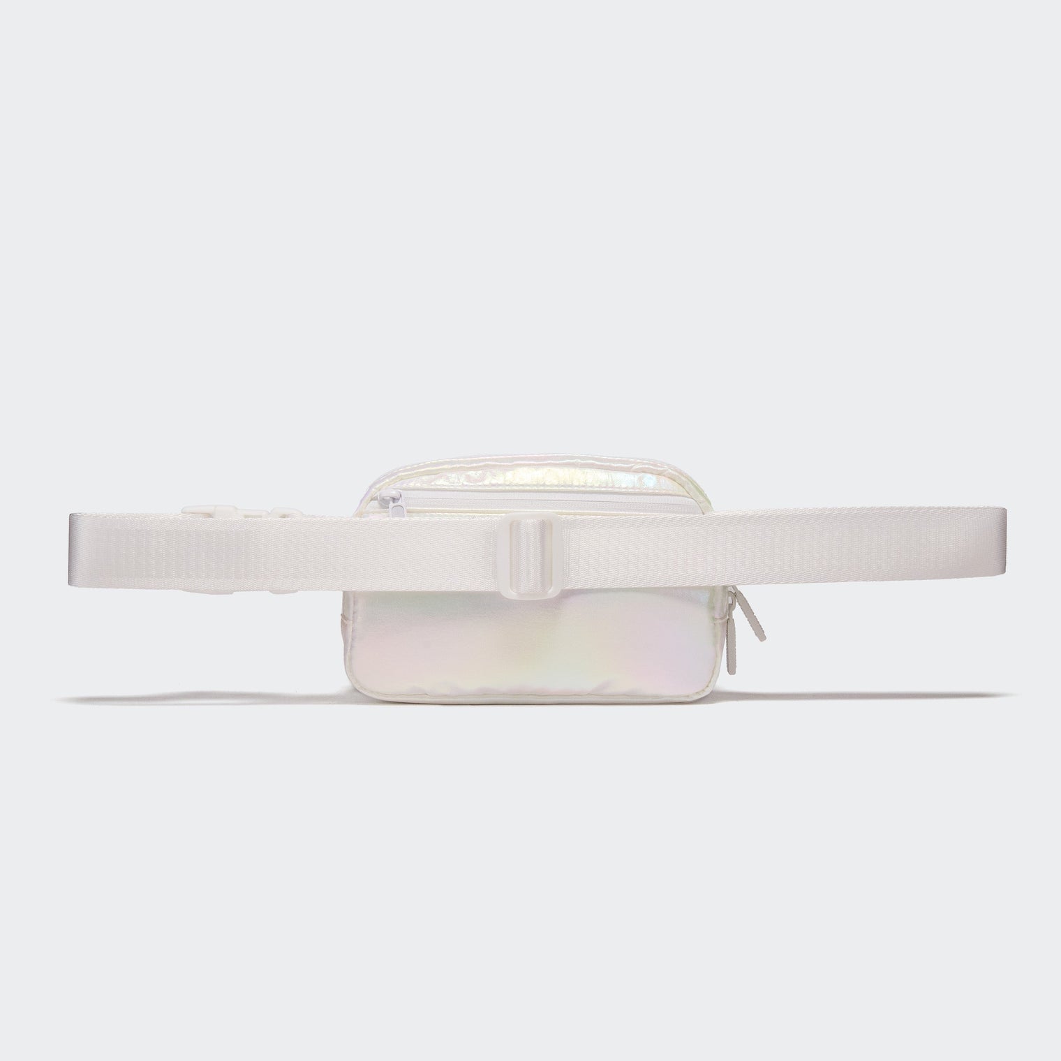 Pander 1L double zipper water-repellent nylon belt bag in Iridescent, product view 3