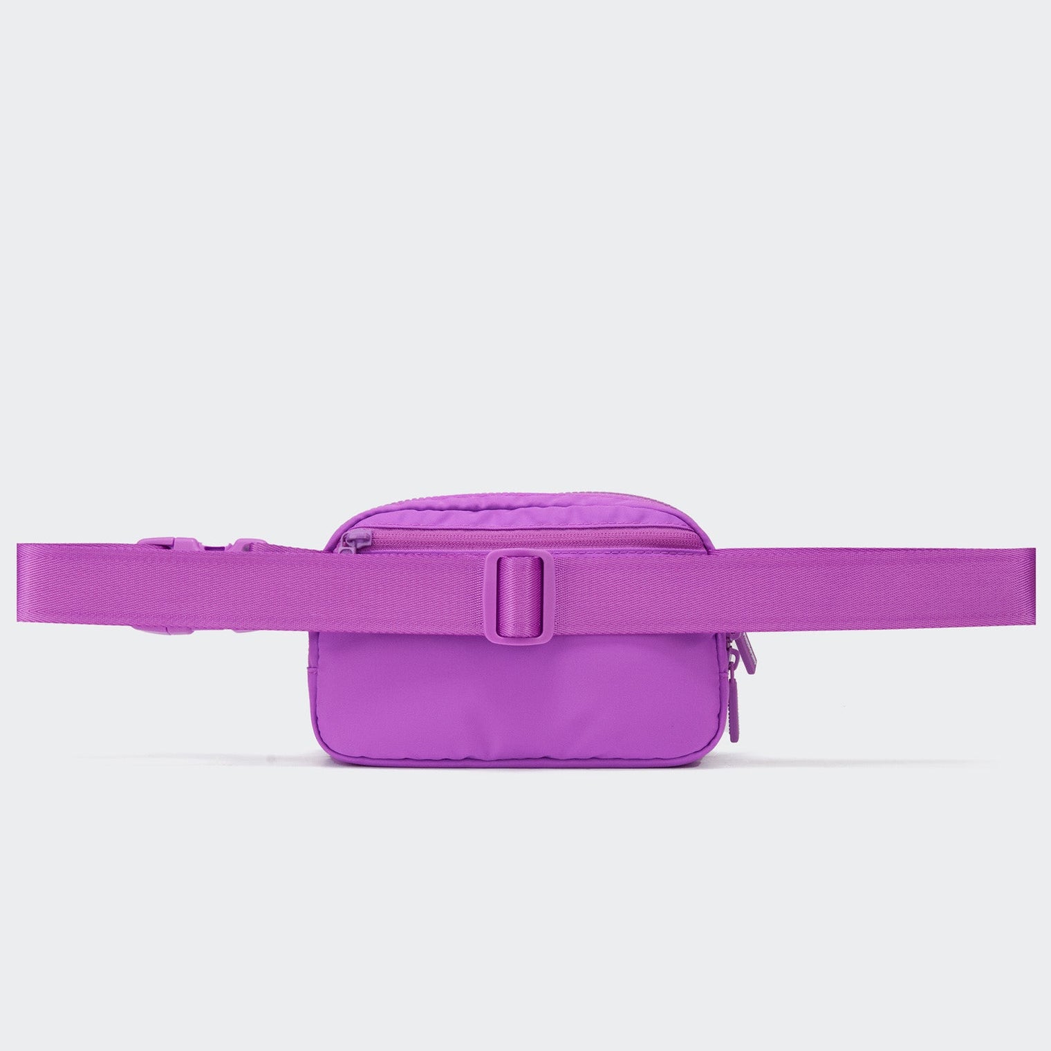 Pander 1L double zipper water-repellent nylon belt bag in Violet, product view 3
