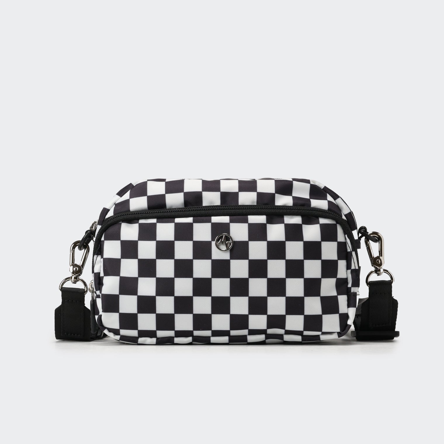 Pander Everyday Crossbody Sling Bag in Checkered Black - view 1
