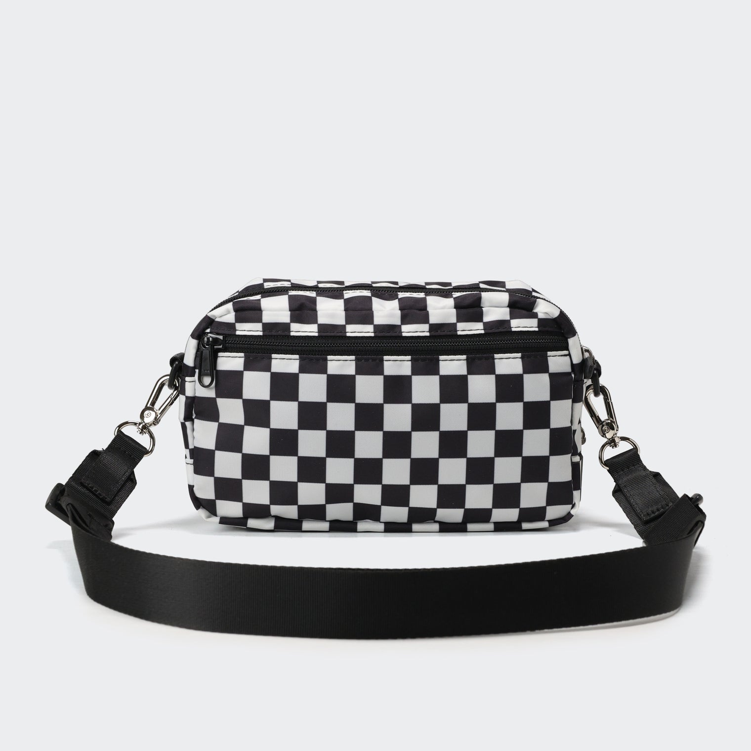 Pander Everyday Crossbody Sling Bag in Checkered Black - view 2