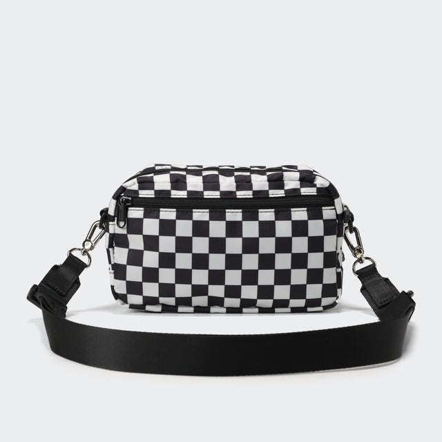 Pander Everyday Crossbody Sling Bag in Checkered Black - view 2