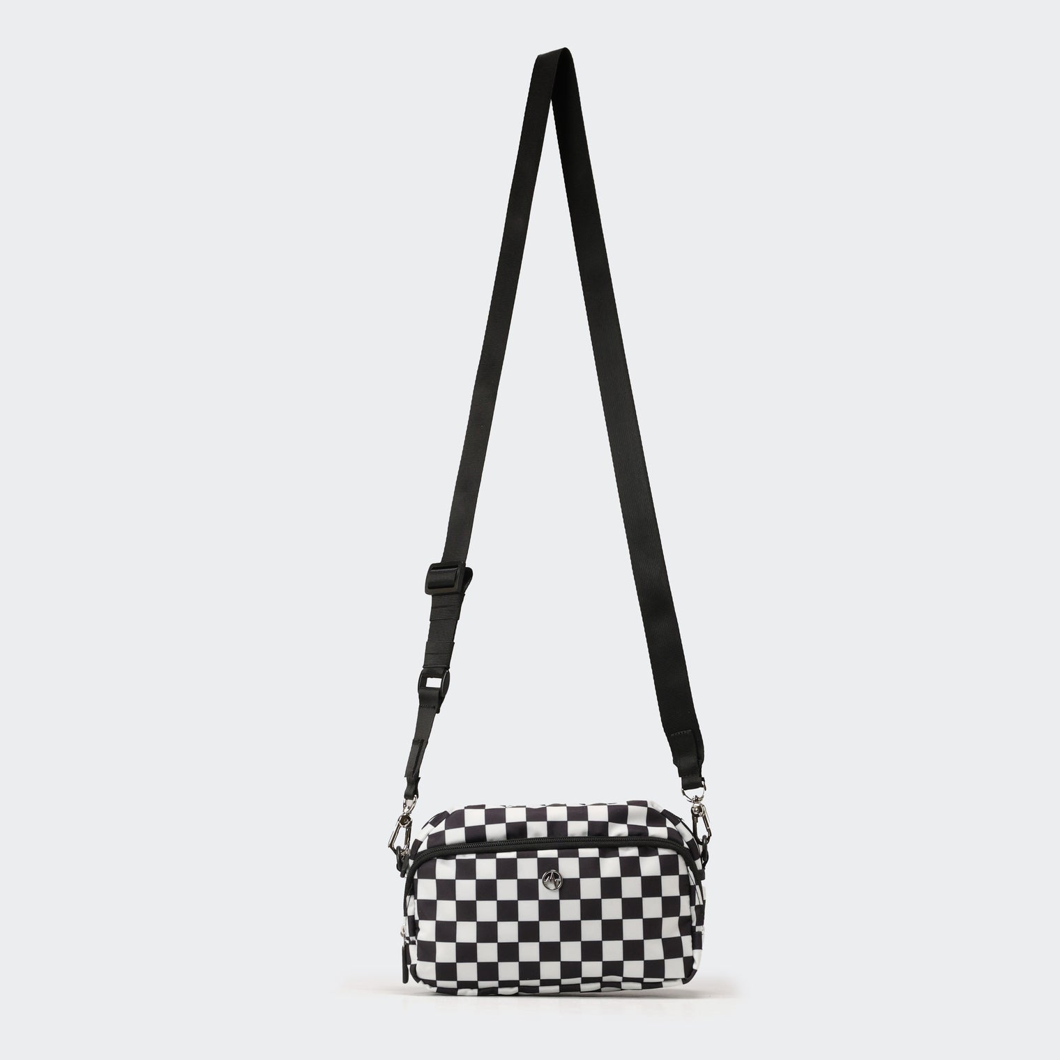 Pander Everyday Crossbody Sling Bag in Checkered Black - view 5