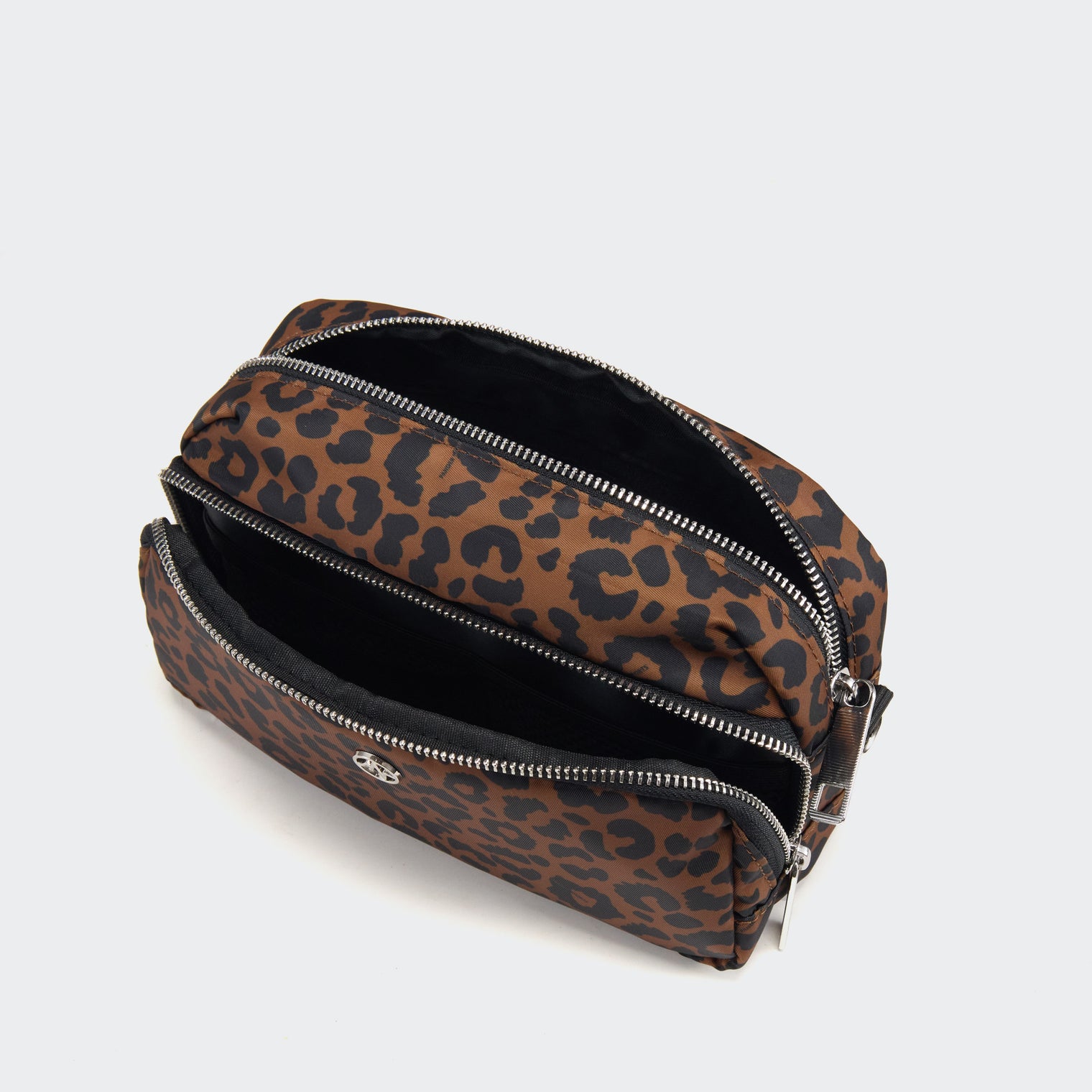 Pander Everyday Crossbody Sling Bag in Midnight Leopard - view 3