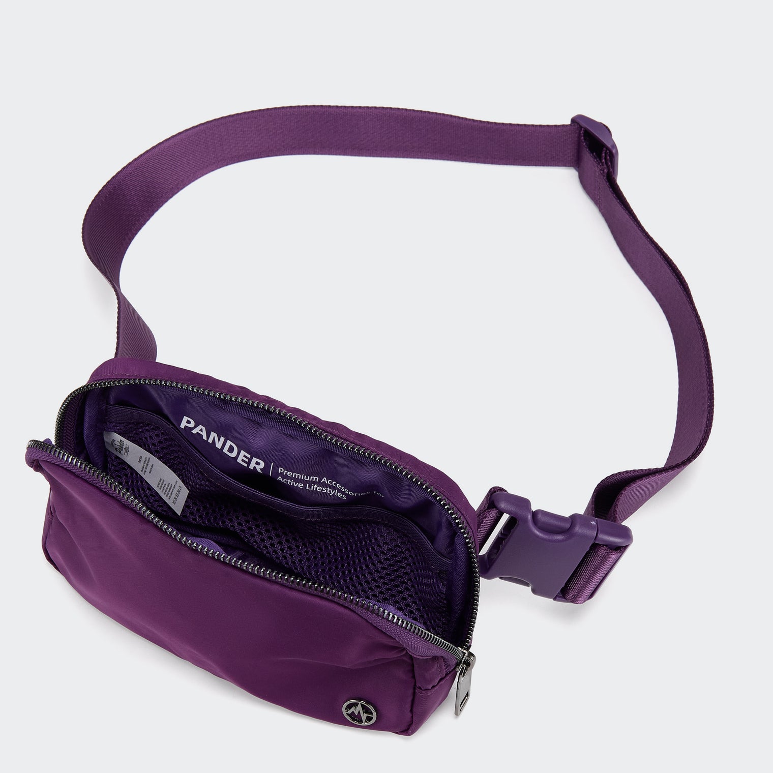 Pander Everywhere Belt Bag 1L in Dark Magenta - product detail 3