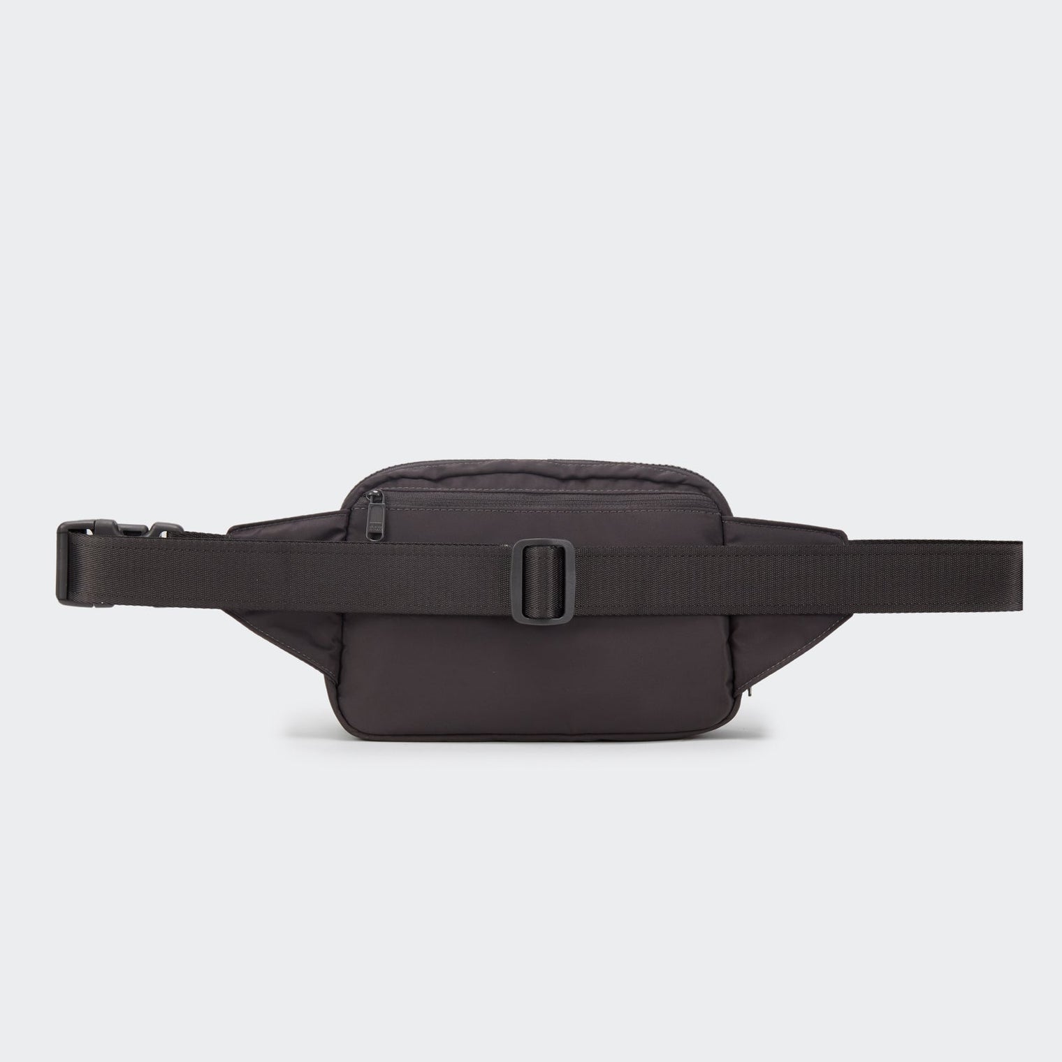PANDER large crossbody waist pack in Dim Grey, adjustable strap view