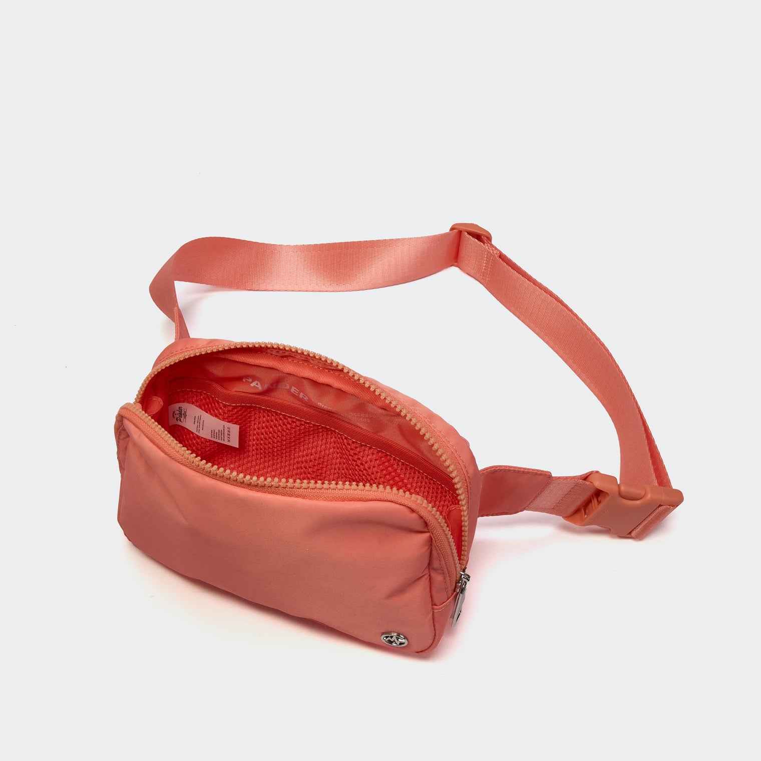 PANDER unisex 2L belt bag in Pink, everyday travel view