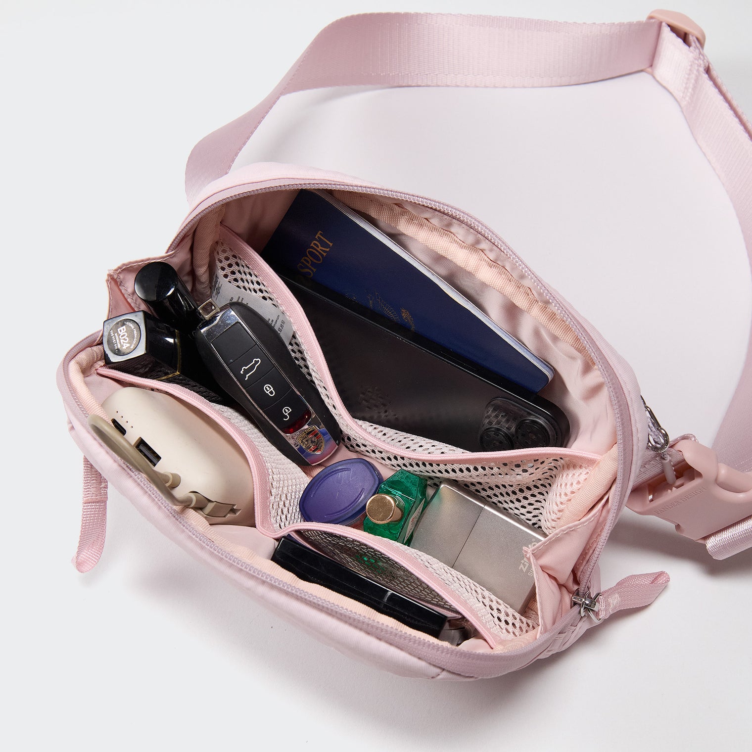 Pander Tactical Crossbody Sling Bag in Pink - view 7