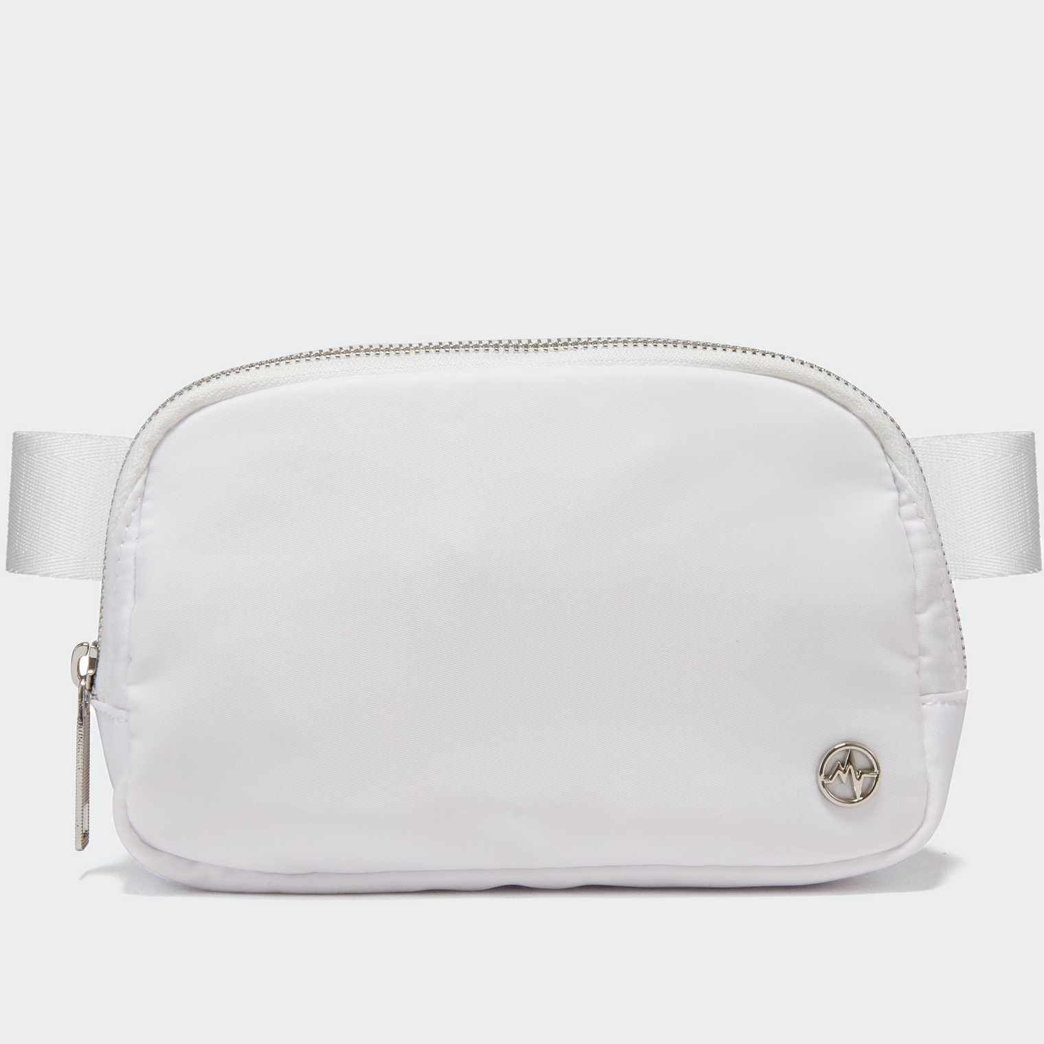 Pander Everywhere Belt Bag 1L in Pure White - front view