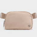 Pander Everywhere Belt Bag 1L in Raw Linen Beige - front view