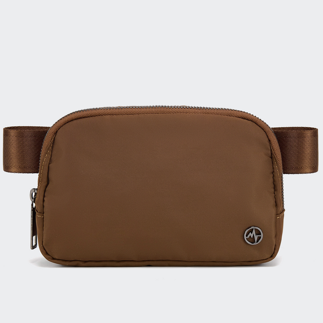 Pander Everywhere Belt Bag 1L in Saddle Brown - front view