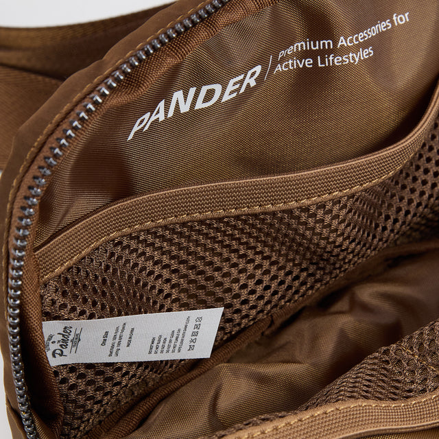 Pander Everywhere Belt Bag 1L in Saddle Brown - product detail 2