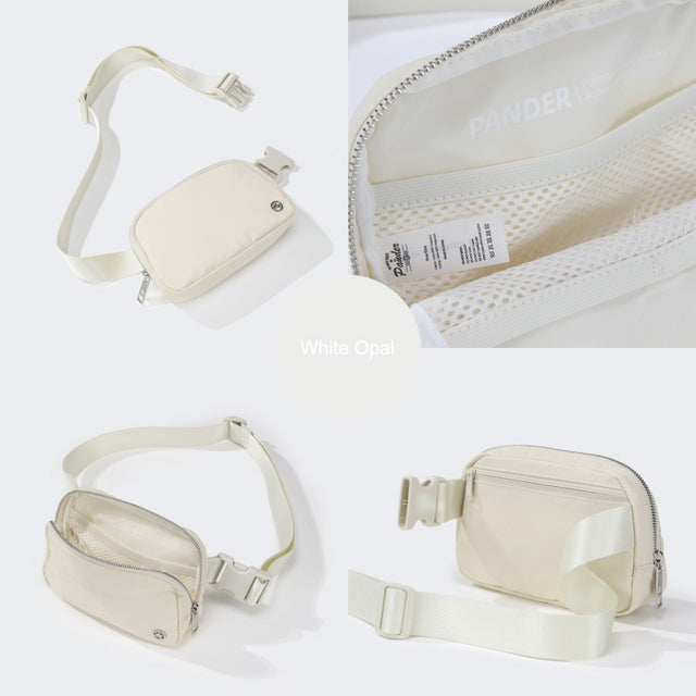 Pander Everywhere Belt Bag 1L in White Opal - product detail 2