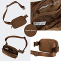Pander Everywhere Belt Bag 1L in Saddle Brown - product detail 4