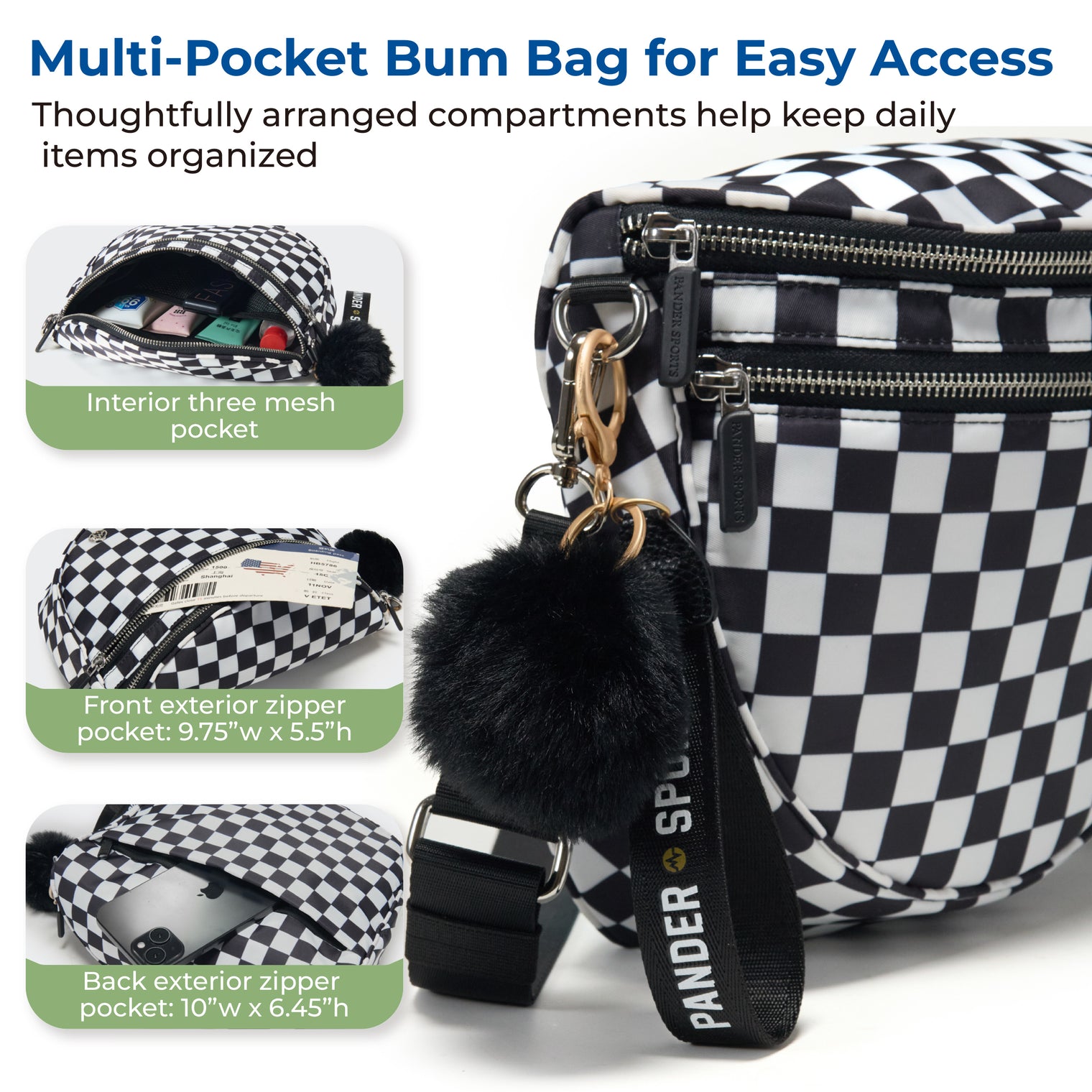 Pander Crossbody Bum Bag