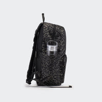 Pander 22L Grey Leopard backpack breathable mesh back panel and padded shoulder straps