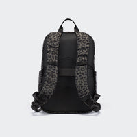 Pander 22L Grey Leopard backpack side water bottle pocket