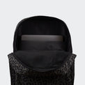 Pander 22L Grey Leopard backpack interior tech sleeve and mesh organizer