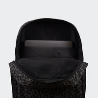 Pander 22L Grey Leopard backpack interior tech sleeve and mesh organizer