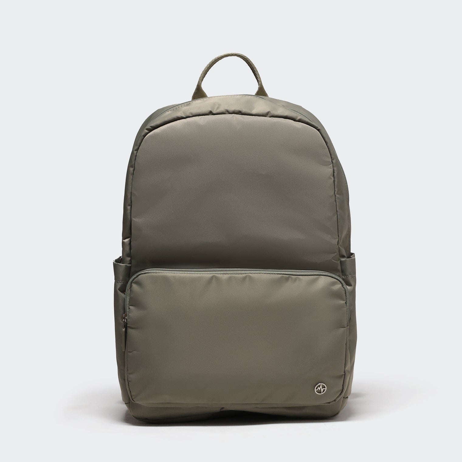 Pander 22L everyday commuter backpack in Grey Sage, front product view
