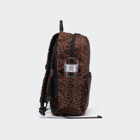 Pander 22L Midnight Leopard backpack side water bottle pocket
