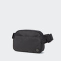 Pander 5 zipper pocket 2L belt bag in Black Polyester, product detail view 8