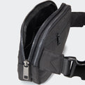 Pander 5 zipper pocket 2L belt bag in Black Polyester, product detail view 11