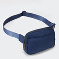Pander 5 zipper pocket 2L belt bag in Blue Perennial, product detail view 2