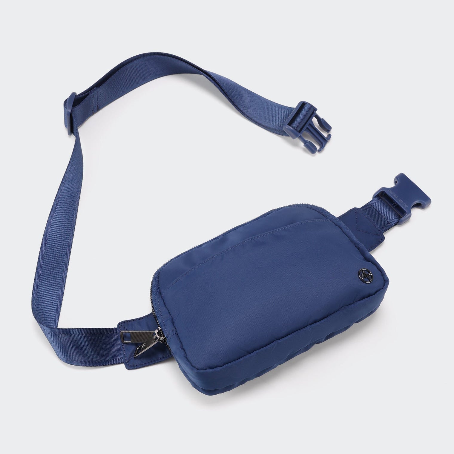 Pander 5 zipper pocket 2L belt bag in Blue Perennial, product detail view 6