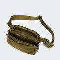 Pander 5 zipper pocket 2L belt bag in Dark Moss, product detail view 6