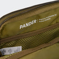Pander 5 zipper pocket 2L belt bag in Dark Moss, product detail view 8