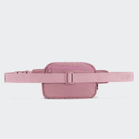 Pander 5 zipper pocket 2L belt bag in Dune Pink, product detail view 4