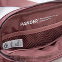Pander 5 zipper pocket 2L belt bag in Dune Pink, product detail view 9