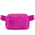Pander 5 zipper pocket 2L belt bag in Grape Purple, product detail view 2