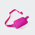 Pander 5 zipper pocket 2L belt bag in Grape Purple, product detail view 5