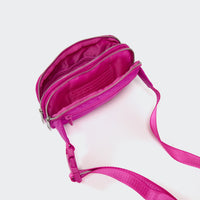 Pander 5 zipper pocket 2L belt bag in Grape Purple, product detail view 7
