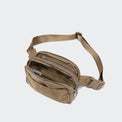 Pander 5 zipper pocket 2L belt bag in Gray Brown, product detail view 6