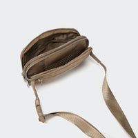Pander 5 zipper pocket 2L belt bag in Gray Brown, product detail view 7