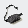 Pander 5 zipper pocket 2L belt bag in Grey Leopard, product detail view 6