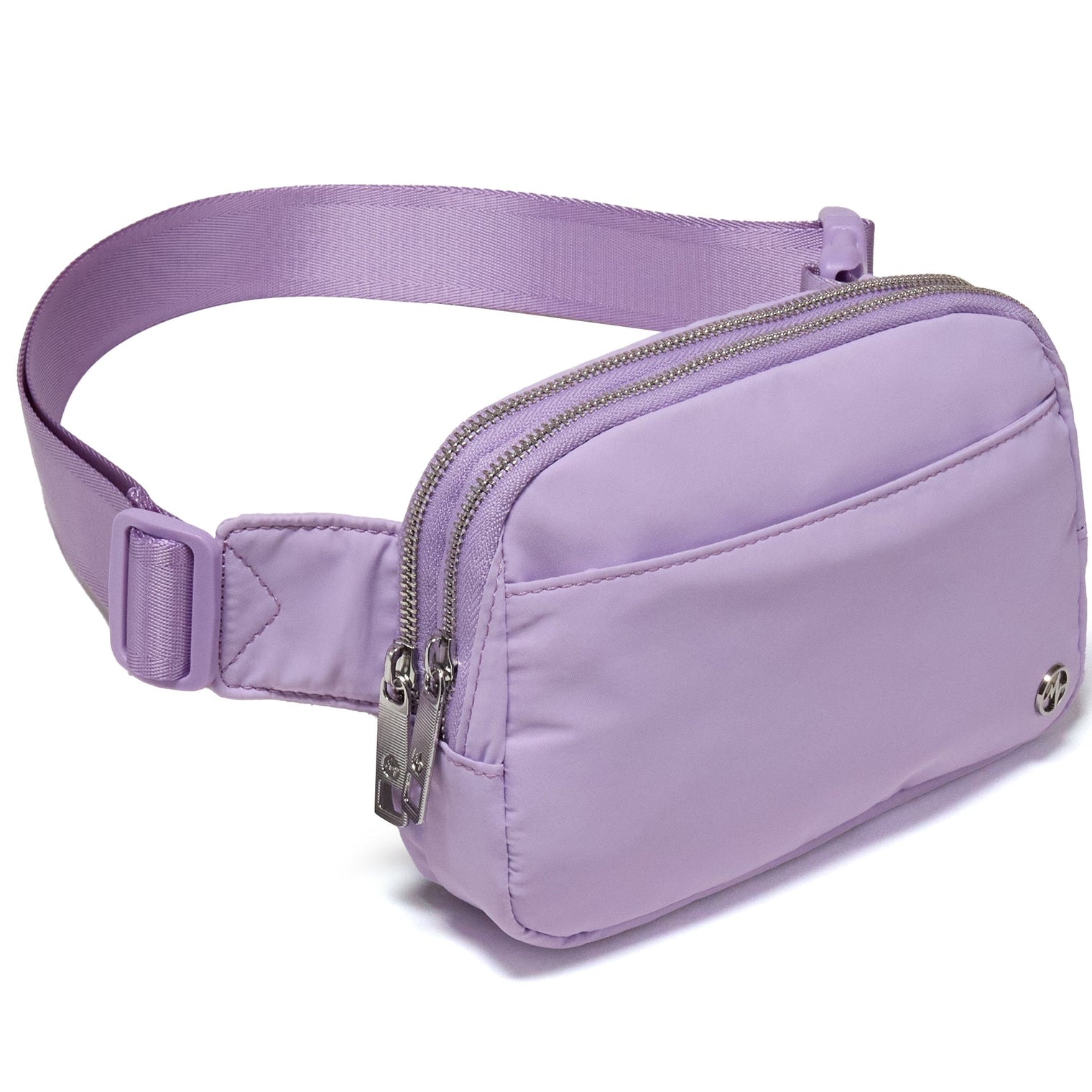 Pander 5 zipper pocket 2L belt bag in Lilac Purple, product detail view 2