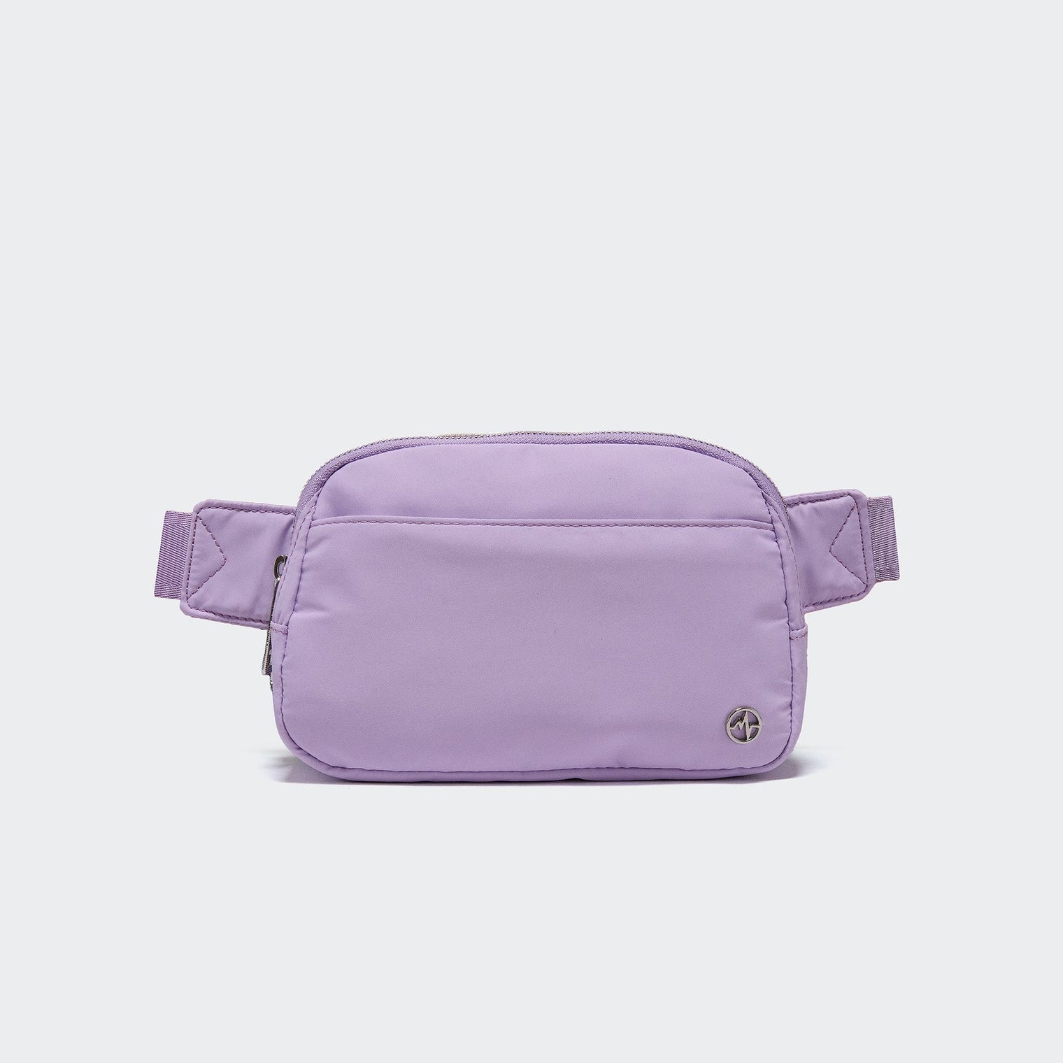 Pander 5 zipper pocket 2L belt bag in Lilac Purple, product detail view 3