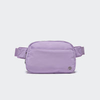Pander 5 zipper pocket 2L belt bag in Lilac Purple, product detail view 3